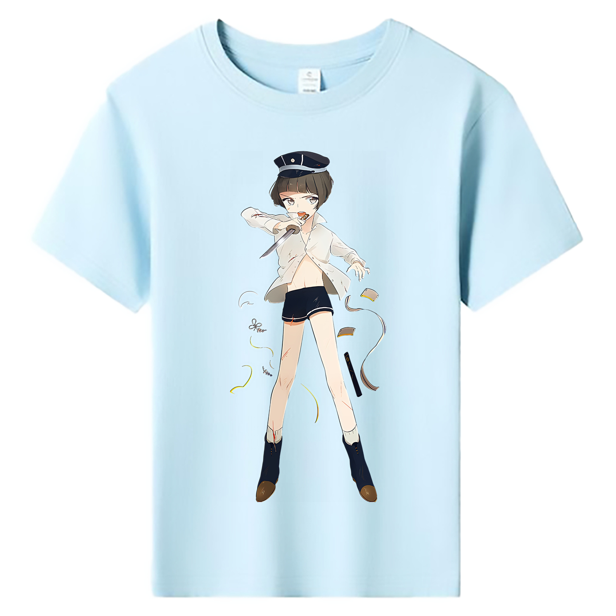 （画像用） 刀剣乱舞 Touken Ranbu 綿100％キッズTシャツ（フロントプリント）